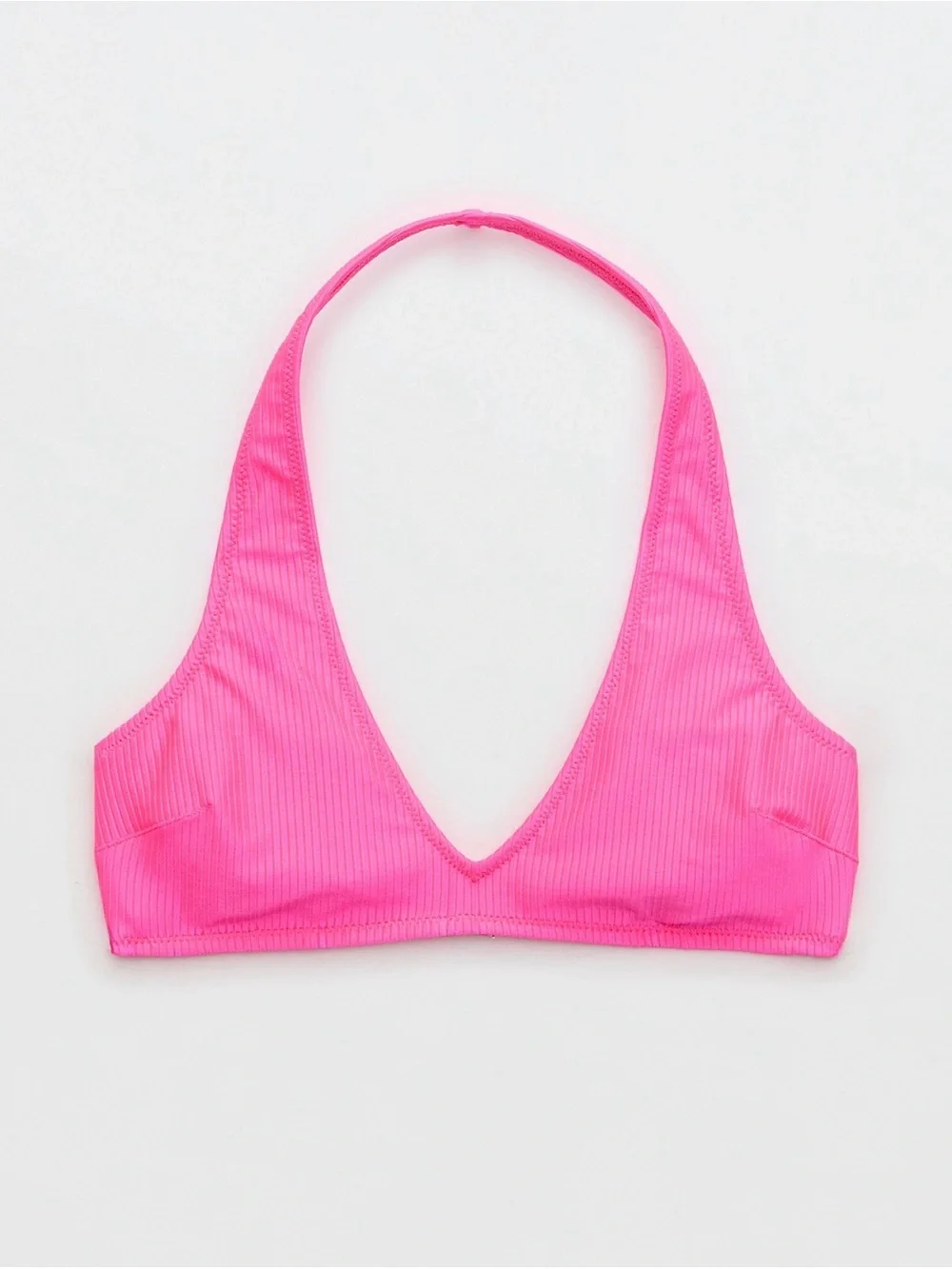 Aerie Shine Rib Miami Pink Bikini Set Size M – NWT